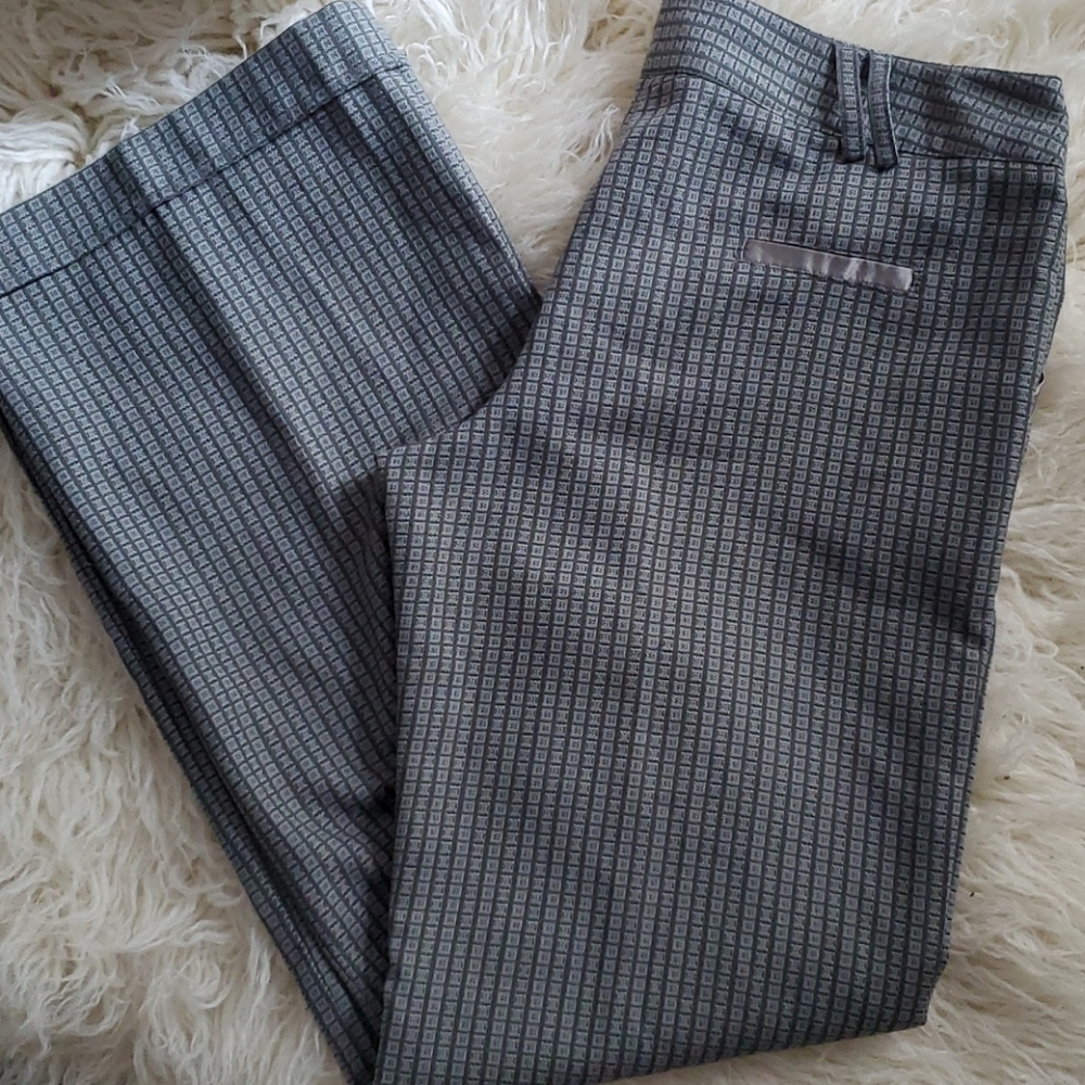 Jesa & Jonnie Check Print Sewn Cuff Dress Pants